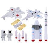 Lean Toys Komplet vesoljskih figuric astronavtov in raket, 11 kosov | Shoptok.si