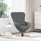 Jajolika fotelja Tamno siva 63 x 73 x 90 cm tkanina | shoptok.hr