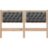  Uzglavlje Ostalo smeđe i tamnosivo 140 cm Masivna borovina | shoptok.hr