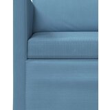  Set sofe 2 pcs Plava Kordura tekstil - Plava 1-Sjedalo + 2-Sjedalo (120 cm) | shoptok.hr