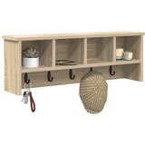  Vješalica za kapute na zidu Zidne Sonoma hrast 75 x 16 x 26 cm | shoptok.hr