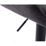 Unique Furniture Tamno siva barska stolica podesive visine Nolan – | shoptok.hr