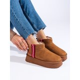 SHELOVET women's camel suede snow boots Cijene