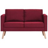 vidaXL dvosjed od tkanine crvena boja vina | shoptok.hr