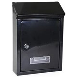  Poštanski sandučić sa prozorčićem 26.5x18.5x6.5cm - crni | Shoptok.si