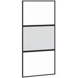  Klizna vrata s priborom 102,5x205 cm kaljeno staklo i aluminij | shoptok.hr