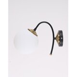 Squid Lighting Črna/bela stenska svetilka ø 15 cm Yoyo – Cene