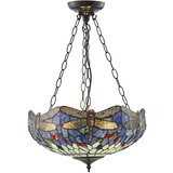 Endon 112250 - Luster na lancu Tiffany DRAGONFLY 3xE27/60W/230V prečnik 50 cm | Eponuda.com