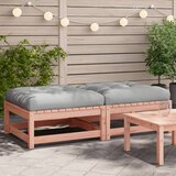 Maison Chic Vrtni stolček - Vrtni stoli za noge z blazino 2 kosa trden les douglas JS978, (21878495) | Shoptok.si