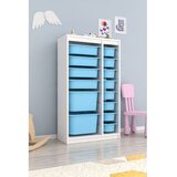 Hanah home višenamenske police montana xs 2D4N8U white blue v2 Cene
