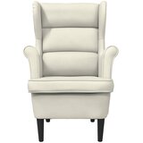  Fotelja od baršuna krem bijela | shoptok.hr