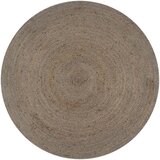  Ručno rađeni tepih od jute okrugli 90 cm sivi | shoptok.hr