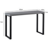 MID.YOU KONZOLNA MIZICA, siva | Shoptok.si