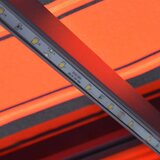  Τέντα Συρόμενη Χειροκίνητη με LED Πορτοκαλί/Καφέ 450 x 300 εκ. | shoptok.hr