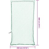  Mreža za prikolicu s elastičnim užetom zelena 8x3,5 m PP | Eponuda.com