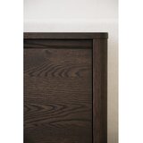 Rowico Komoda v hrastovem dekorju v temni naravni barvi 180x50x40 cm Melstone – | Shoptok.si