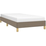  Okvir za krevet bez madraca smeđesivi 80x200cm od tkanine | shoptok.hr