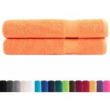 The Living Store Premium brisače SOLUND 2 kosa oranžna 80x200 cm 600 g/m2 - Brisača Za Savno, (21495229) | Shoptok.si