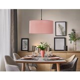 Candellux Lighting Rožnata viseča svetilka s tekstilnim senčilom ø 40 cm Shanti – | Shoptok.si