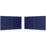  Zid šatora za zabavu 2 pcs Plava 400 x 195 cm PE i čelik | shoptok.hr