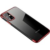 IZMAEL.eu Futrola Clear Color s obojenim rubom za Samsung Galaxy A72 4G/Galaxy A72 5G - Crvena | shoptok.hr
