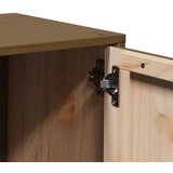 TV ormarić smeđa boja meda 80 x 34 x 40 cm od masivne borovine | Eponuda.com