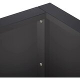  Zid za zadržavanje 50 x 50 x 30 cm Čelik Crna - Crna 50 x 50 x 30 cm 1 x 90° kut | shoptok.hr