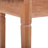  Pisaći stol s ladicama 90 x 50 x 101 cm masivno drvo mahagonija | shoptok.hr