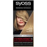 Syoss Permanent Coloration boja za kosu obojena kosa plava kosa 50 ml Nijansa 7-1 medium blond za ženske | shoptok.hr