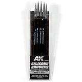 AK Interactive Set 5 Silikonskih Četkica - Srednje Tvrde, Male - AK9085 | Eponuda.com