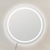 Ixia Stensko ogledalo z lučjo 60x60 cm – | Shoptok.si