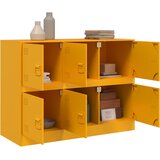  Komoda boja senfa 99 x 39 x 73 cm čelični | shoptok.hr
