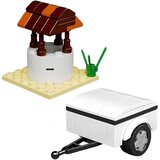  Set građevinskih kockica Automobil Fiat 126 Maluch s prikolicom 393 dijela. | shoptok.hr