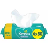 Pampers Fresh Clean XXL vlažne maramice za djecu za osjetljivu kožu 4x80 kom