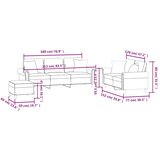  3-dijelni set sofa s jastucima crni baršunasti | shoptok.hr
