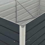  Povišena vrtna gredica antracit 160x80x77 cm pocinčani čelik | Eponuda.ba