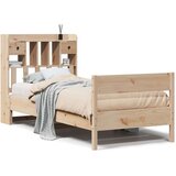 Krevet s regalom za knjige bez madraca 75x190 cm borovina | shoptok.hr