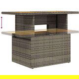  8-dijelni set vrtnih sofa od poliratana s jastucima sivi | shoptok.hr