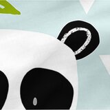  Prešita posteljnina z zadrgo HappyFriday Moshi Moshi Panda Garden Blue Modra 42 x 20 x 50 cm | Shoptok.si