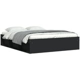 vidaXL Okvir za krevet crni 140x200 cm | shoptok.hr
