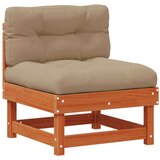  Set lounge namještaja za vrt 6 pcs Vosak Smeđa Masivna borovina - Vosak smeđa bor | shoptok.hr