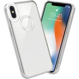 Cadorabo Ohišje, združljiv z Apple v prozorni - srebrni - zaščitni pokrov, narejen iz fleksibilnega silikona TPU s kromiranjem, (20602618) Cene