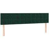 Krevet s oprugama i madracem tamnozeleni 200x200 cm baršunasti | shoptok.hr