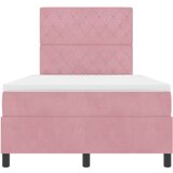 Box Spring Krevet s Madracem Ružičasti 120x200 cm Baršun | shoptok.hr