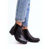 Boto Women's Ankle Boots Flat Heel With Sequins Black Messio | ePonuda.com