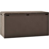 vidaXL Vrtna kutija za pohranu smeđa 114 x 47 x 60 cm | shoptok.hr