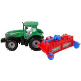  Tractor With Plough Friction Drive Red | shoptok.hr