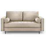 Milo Casa bež baršunasta sofa Santo, 174 cm | shoptok.hr