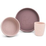 Done By Deer Set za jelo za bebe Deer Friends Stick&Stay, Roze Cene