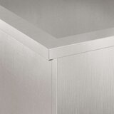  Vrtna posuda za sadnju s LED svjetlom Srebrna 40 x 60 x 40 cm Slike